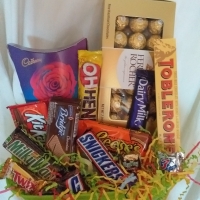 Chocolate Basket (10 items) with 24 ferrero
