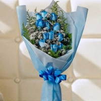 Blue rose Bouquet