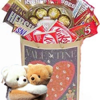 A bag of chocolates