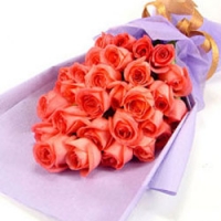 24 orange bouquet