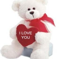 24 inches bear w/ Love pillow